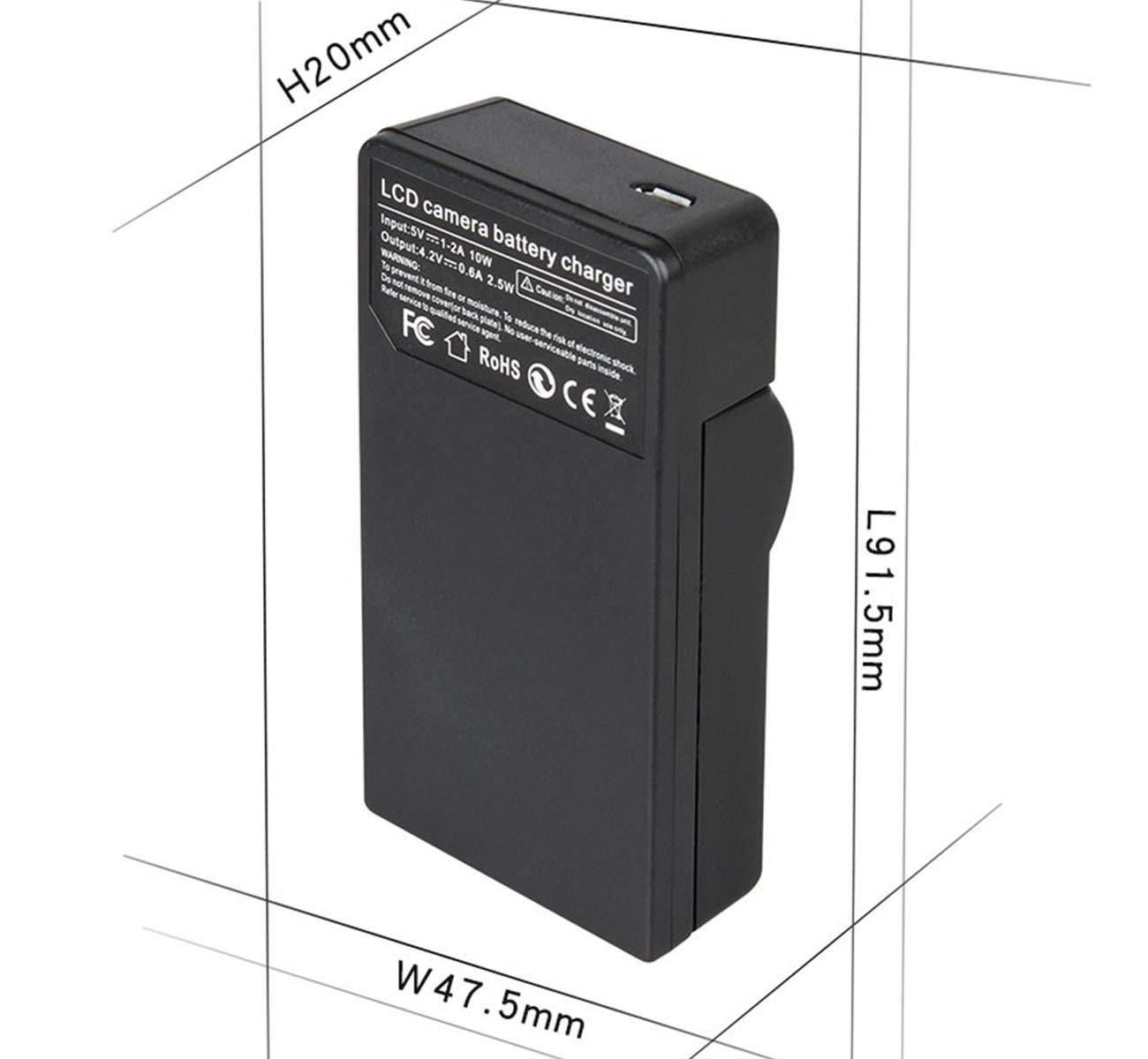 Amazon.com : LCD USB Battery Charger for Sony Cyber-Shot DSC-W380