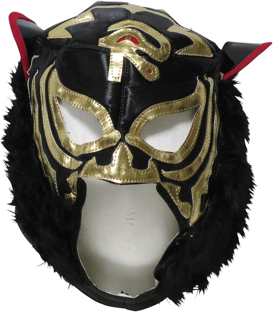 Amazon.co.jp: [Maskedmania] 【プロレスマスク】暗黒の虎 ブラック