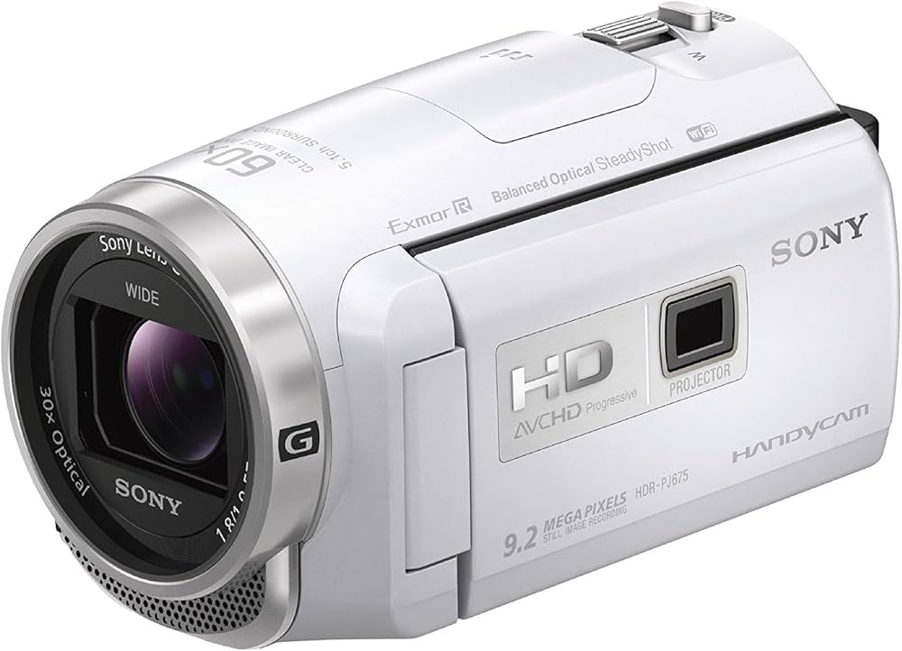 Amazon | SONY ビデオカメラ HDR-PJ675 32GB 光学30倍 ホワイト