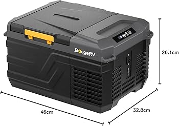 Amazon.co.jp: BougeRV ポータブル冷蔵庫 車載冷蔵庫 車載冷蔵冷凍庫