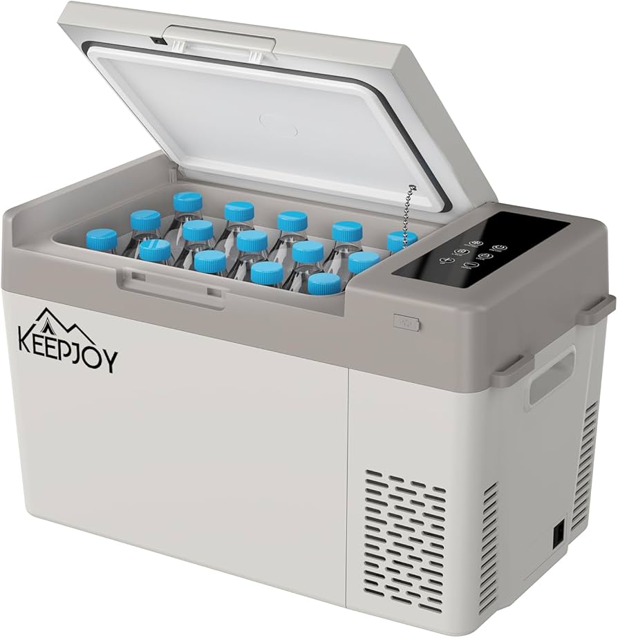 Amazon.co.jp: KEEPJOY 車載冷蔵庫 24L ポータブル冷蔵庫