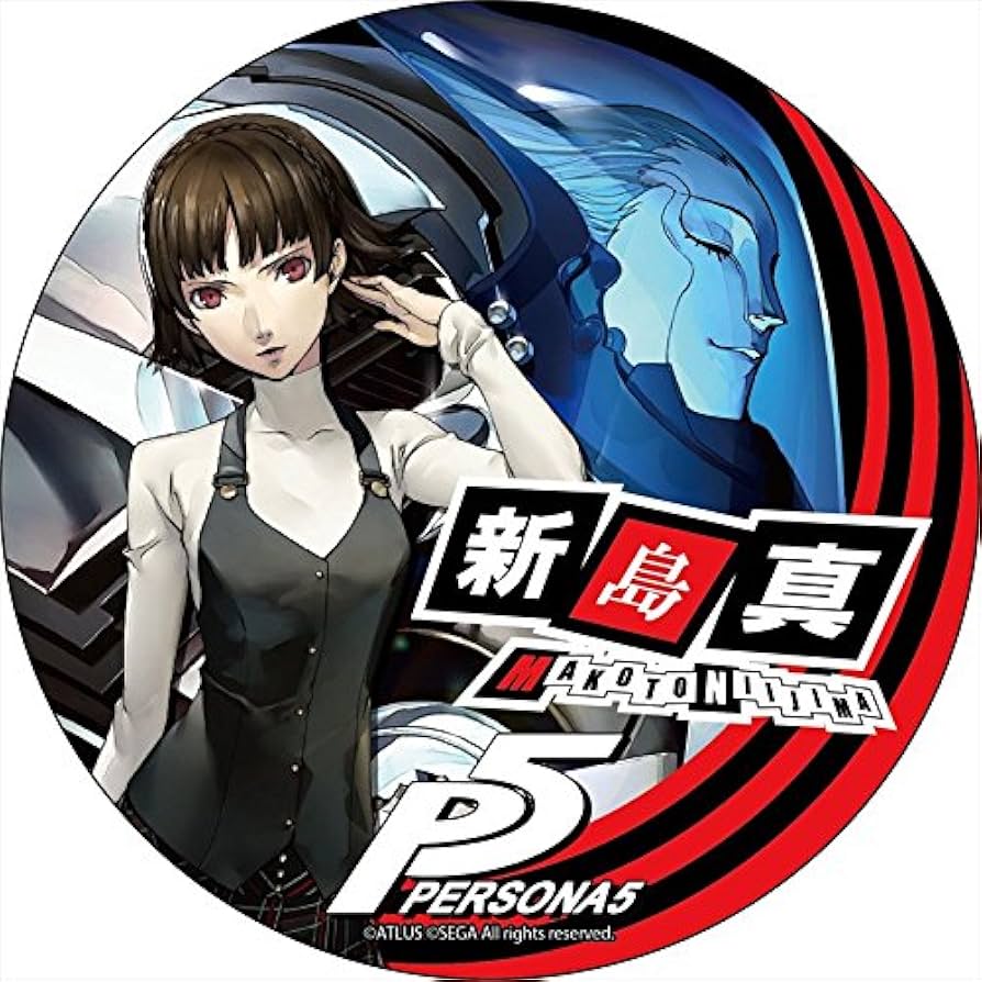 Amazon.co.jp: P5 - ペルソナ5 - 新島真 デカンバッチ : ホビー