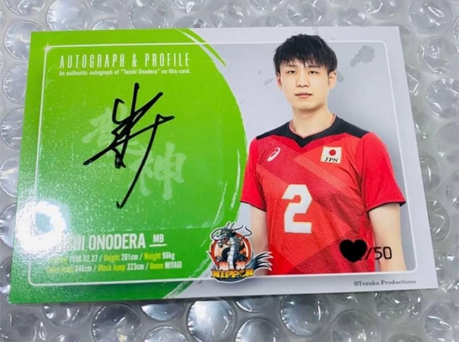 Amazon.co.jp: 小野寺太志 プロフィール直筆サインカード 龍神NIPPON