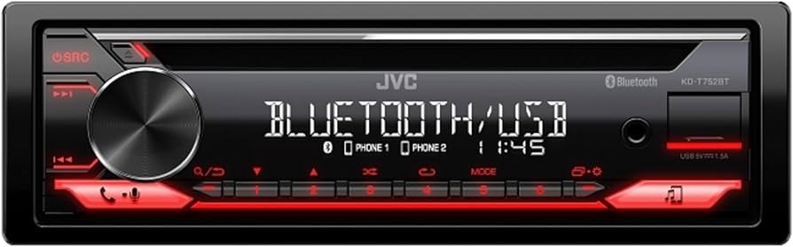 Amazon.com: JVC Single-Din Built-in Bluetooth, Dual Phone