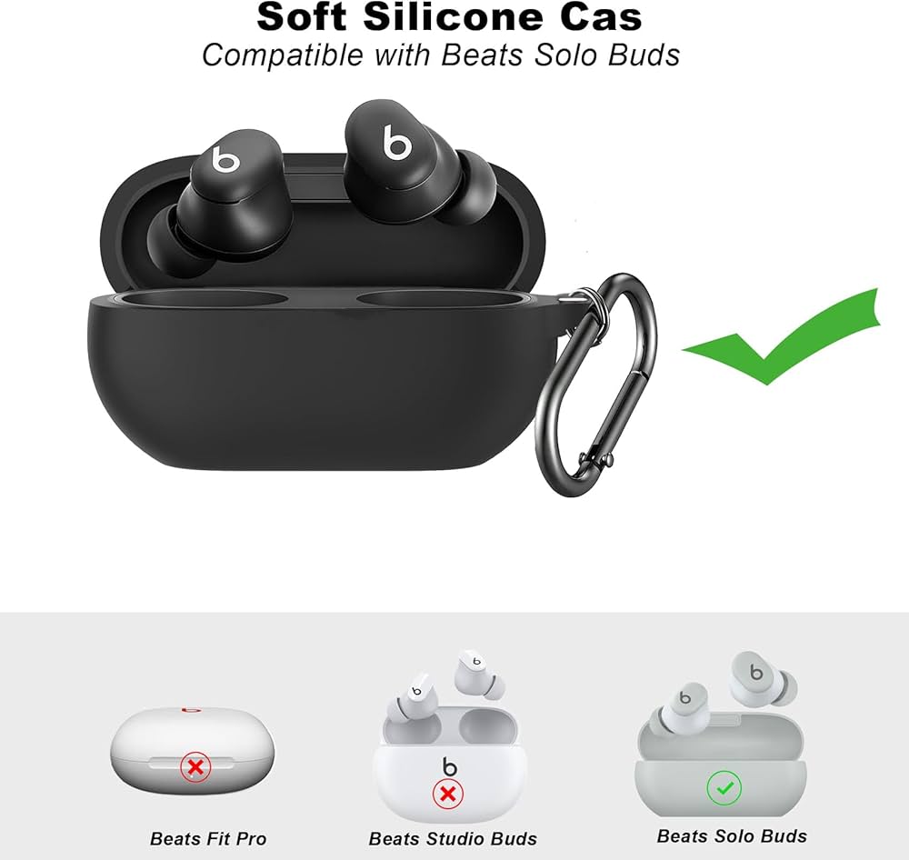 Amazon.com: AGAOSH for Beats Solo Buds Case Cover with Keychain