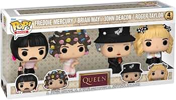 Amazon | クイーン I Want to Break Free フィギュア 4個セット Funko