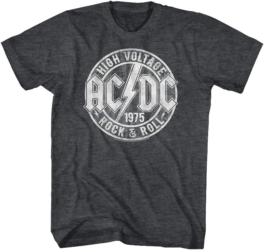 Amazon | ACDC High Voltage 1975 Rock & Roll メンズ 半袖 Tシャツ