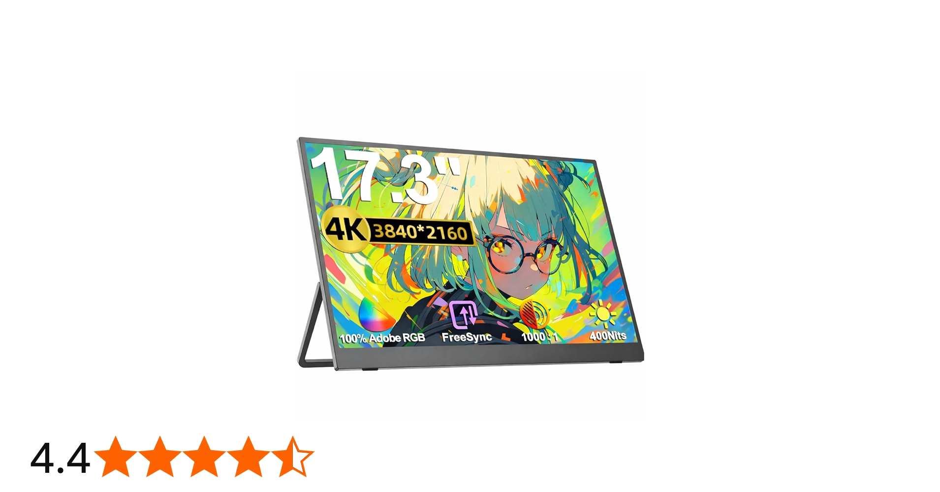 Amazon.co.jp: UPERFECT モバイルモニター 17.3インチ 4K QLED 3840