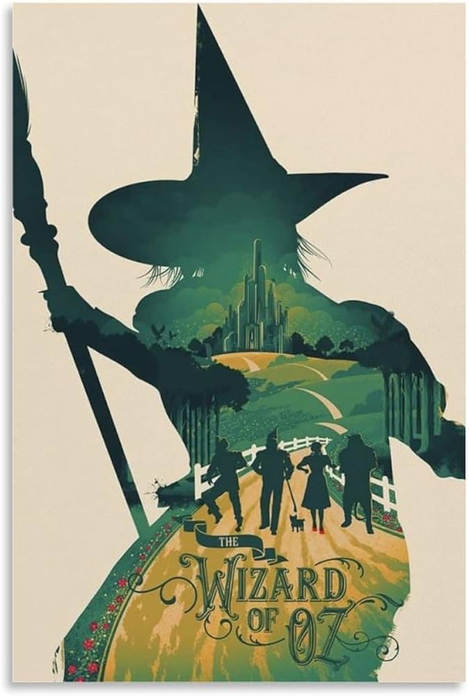 Amazon.co.jp: 映画ポスター ウィキッド ふたりの魔女 Wickedポスター