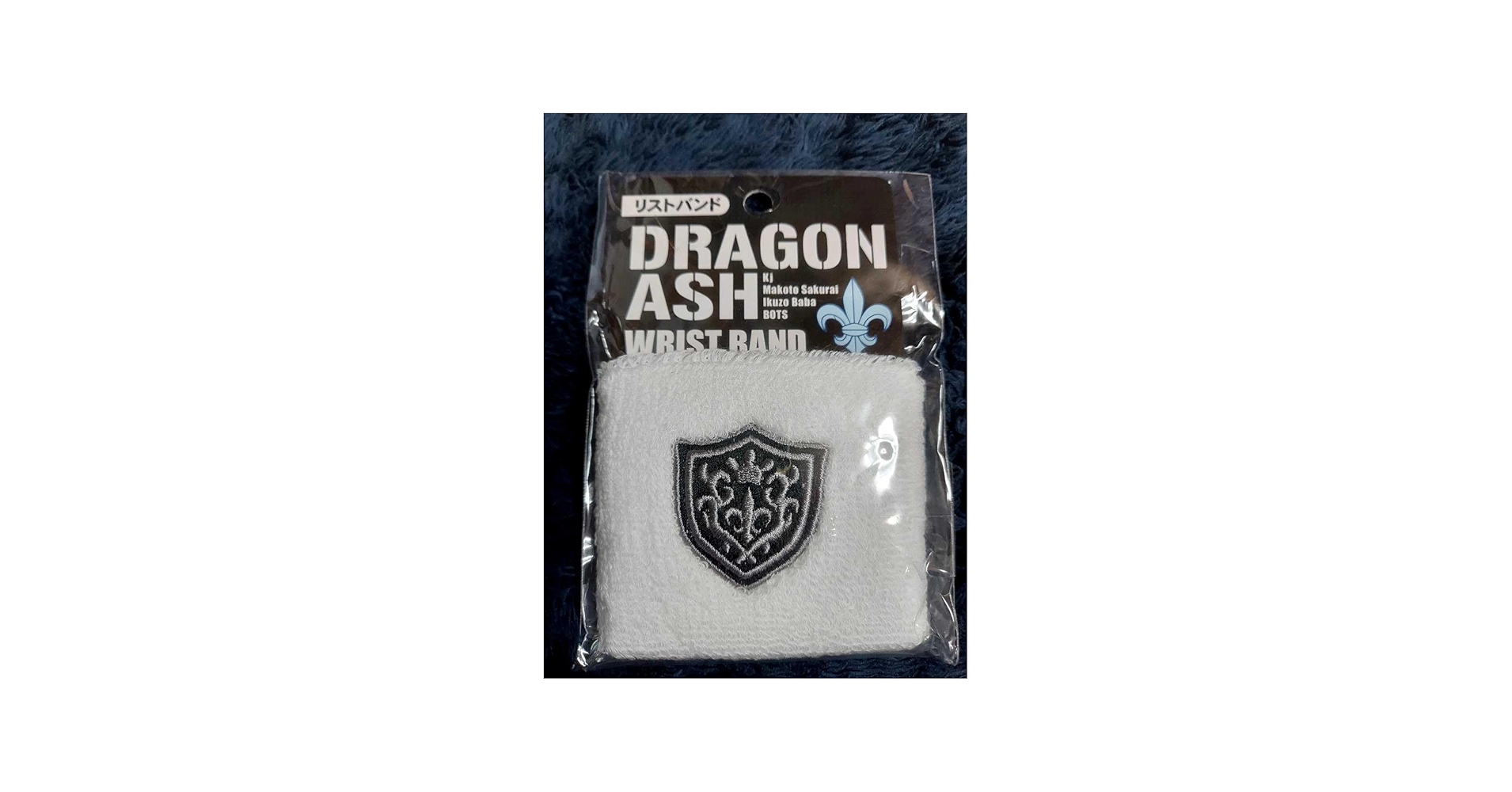 Amazon.co.jp: DRAGON ASH 百合の紋章 リストバンド 白 ドラゴン