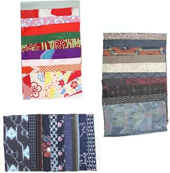 Amazon.co.jp: はぎれセット 和柄 古布 パッチワーク 着物 リメイク 和