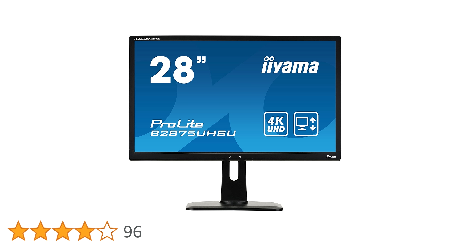 Amazon.co.jp: iiyama 4K モニター ディスプレイ B2875UHSU-B1 (28
