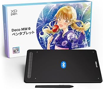 Amazon | XPPen ペンタブ Bluetooth ワイヤレス接続 8x5インチ X3ペン