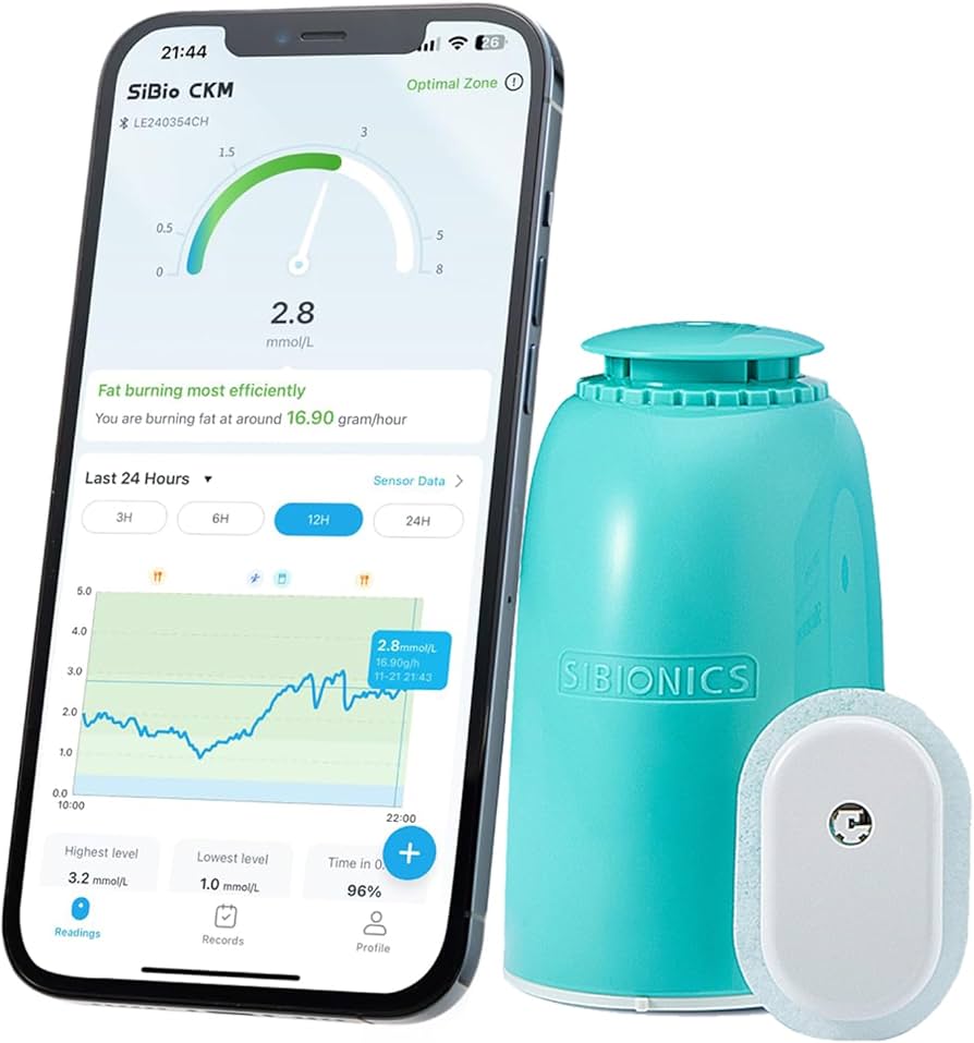 Amazon.co.jp: SIBIO KS1 連続ケトンモニタリング (CKM) システム 英語