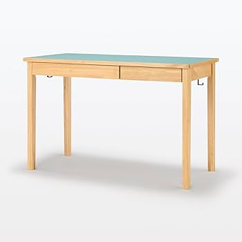 Amazon.co.jp: 無印良品 木製デスク グリーン 幅110×奥行55×高さ70cm