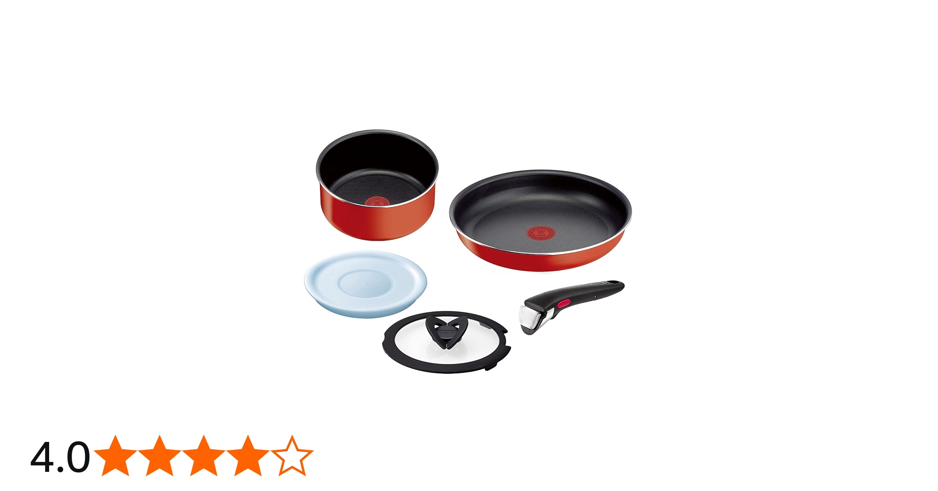 Amazon.co.jp: T-fal Ingenio Paprika Red Set 5 : Food, Beverages