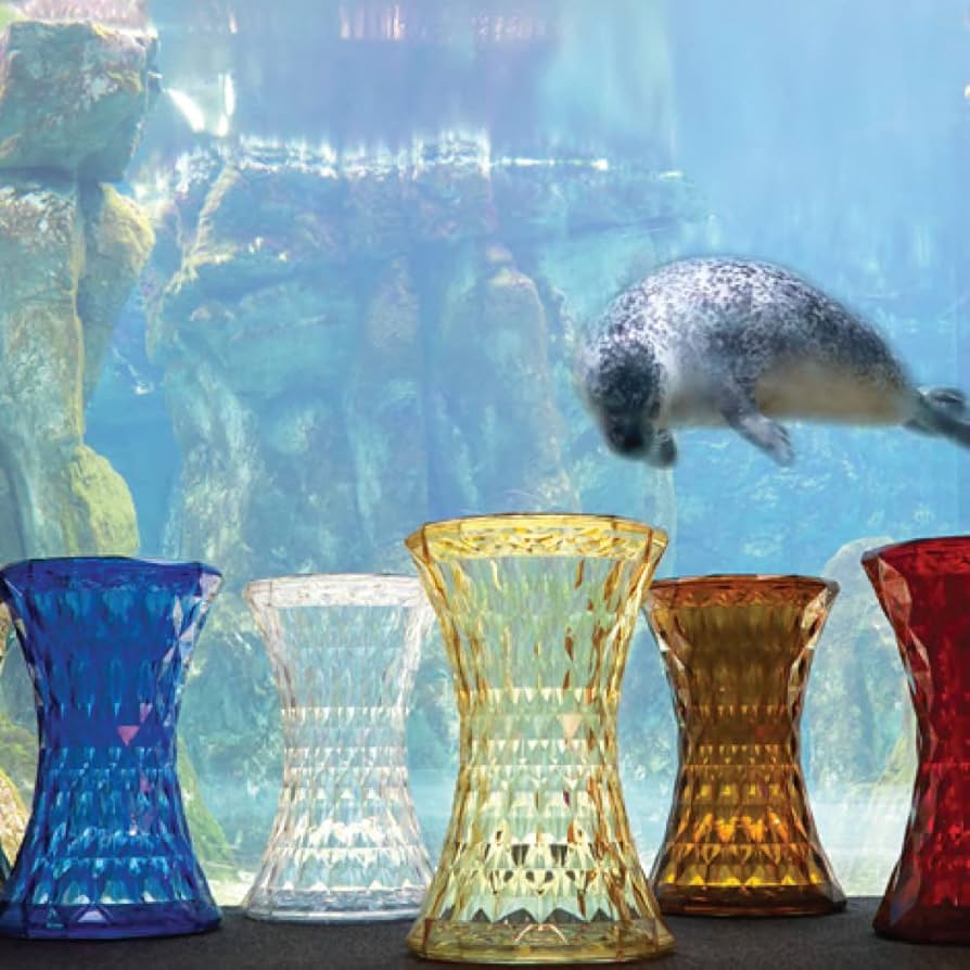 Amazon｜Kartell カルテル スツール STONE ストーン φ30/H45cm レッド