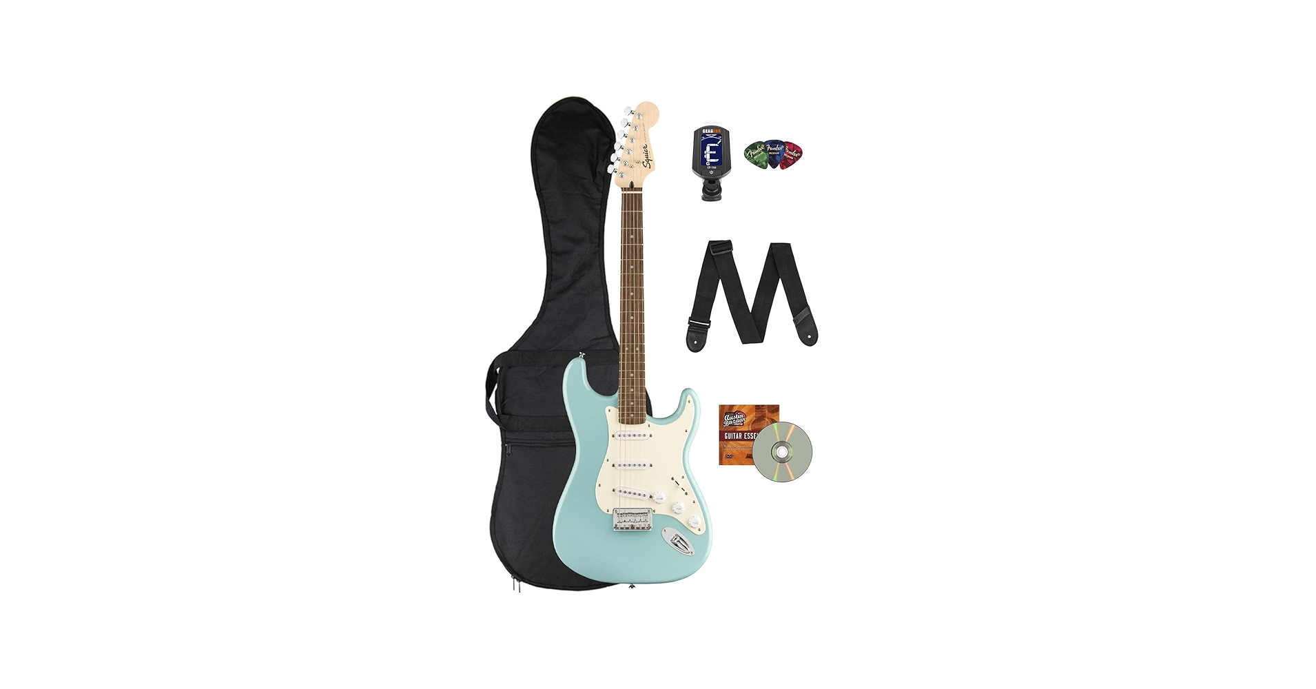 Amazon.com: Fender Squier Bullet Stratocaster Hard Tail - Tropical