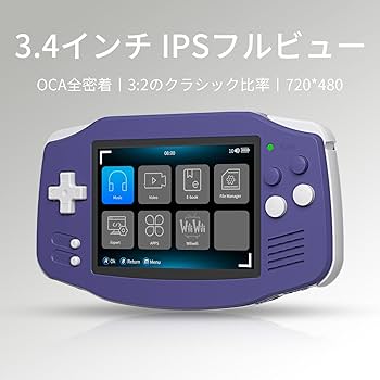 Amazon.co.jp: Anbernic RG 34XX Whatskoハンドヘルド携帯ゲーム機 32+