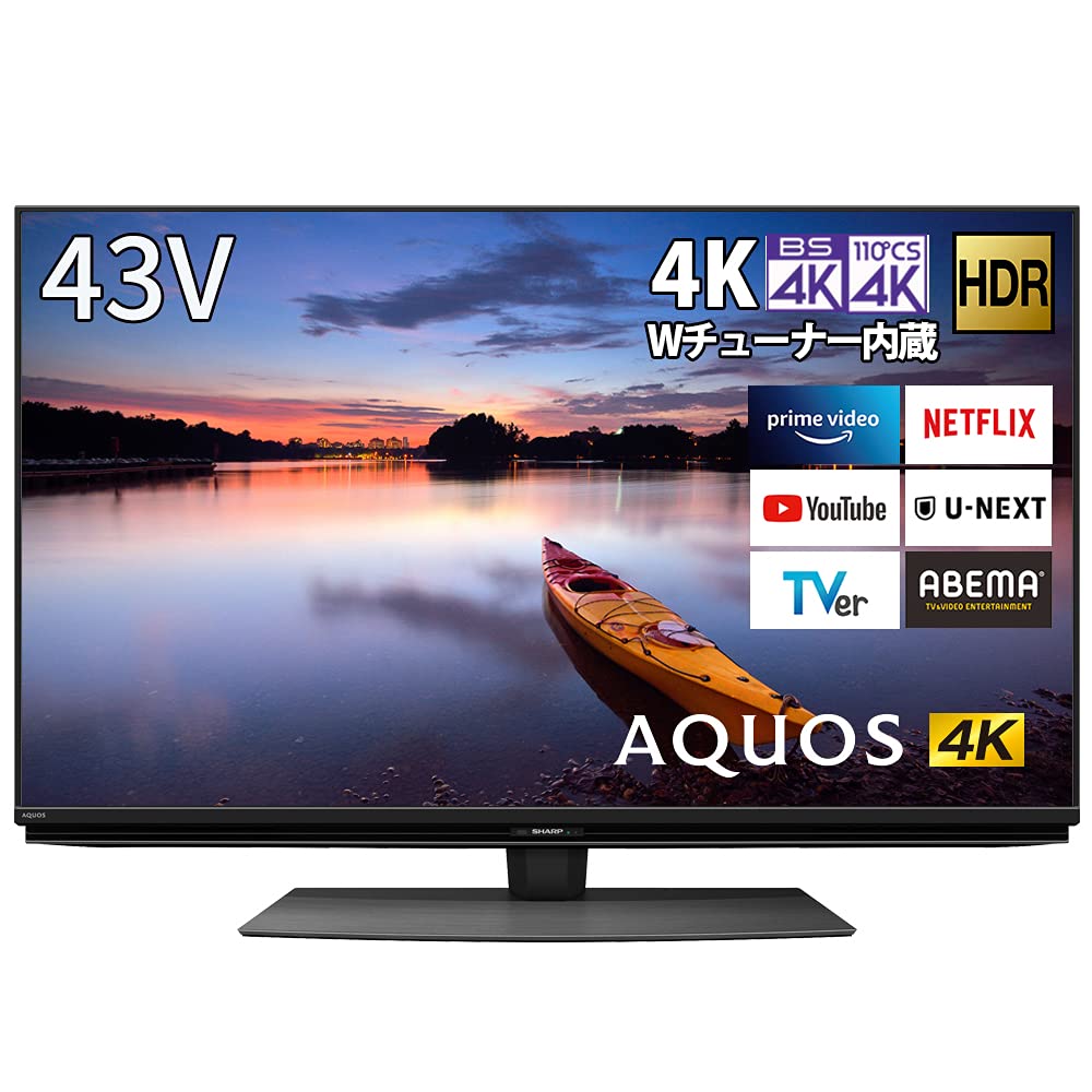 Amazon.co.jp: Sharp 43V LCD TV AQUOS 4T-C43CN1 4K Built-in Tuner