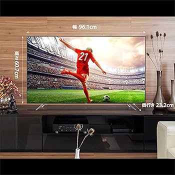 Amazon.co.jp: TCL 43V型 4K対応 液晶テレビ 43K601U HDR搭載 鮮やかな
