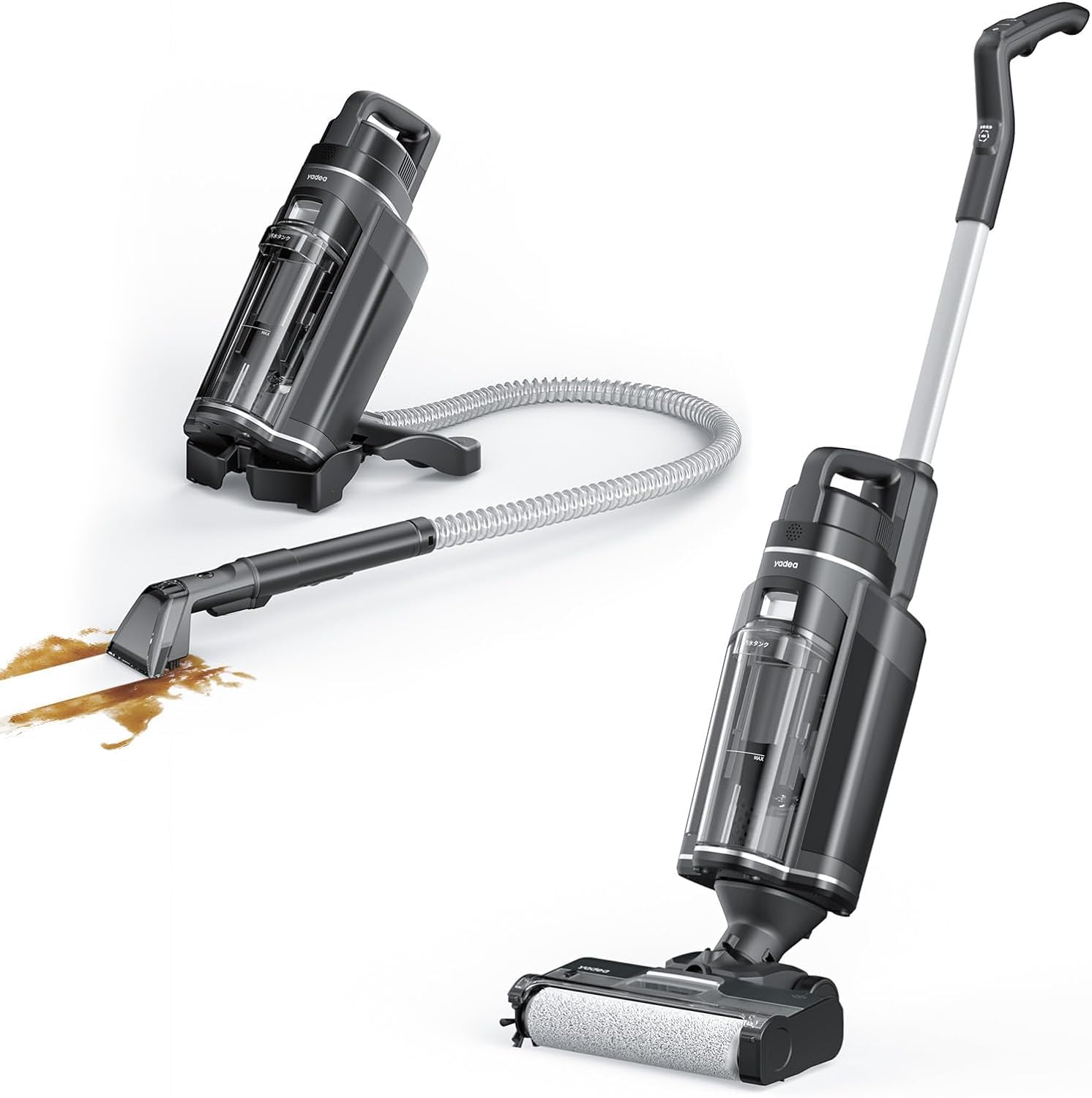 Amazon | 【水拭き×乾拭き×吸引】2024新登場 Yadea ShineMax 2in1