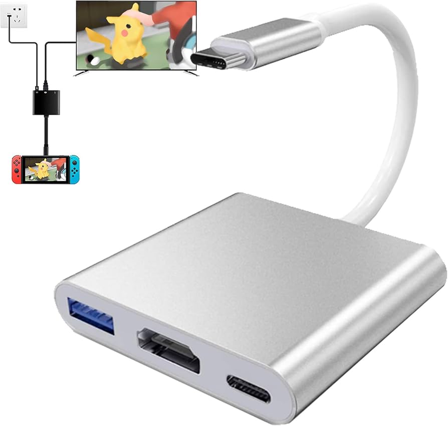 Amazon.co.jp: JTLife Nintendo Switch 3In1 Type-C to HDMI変換