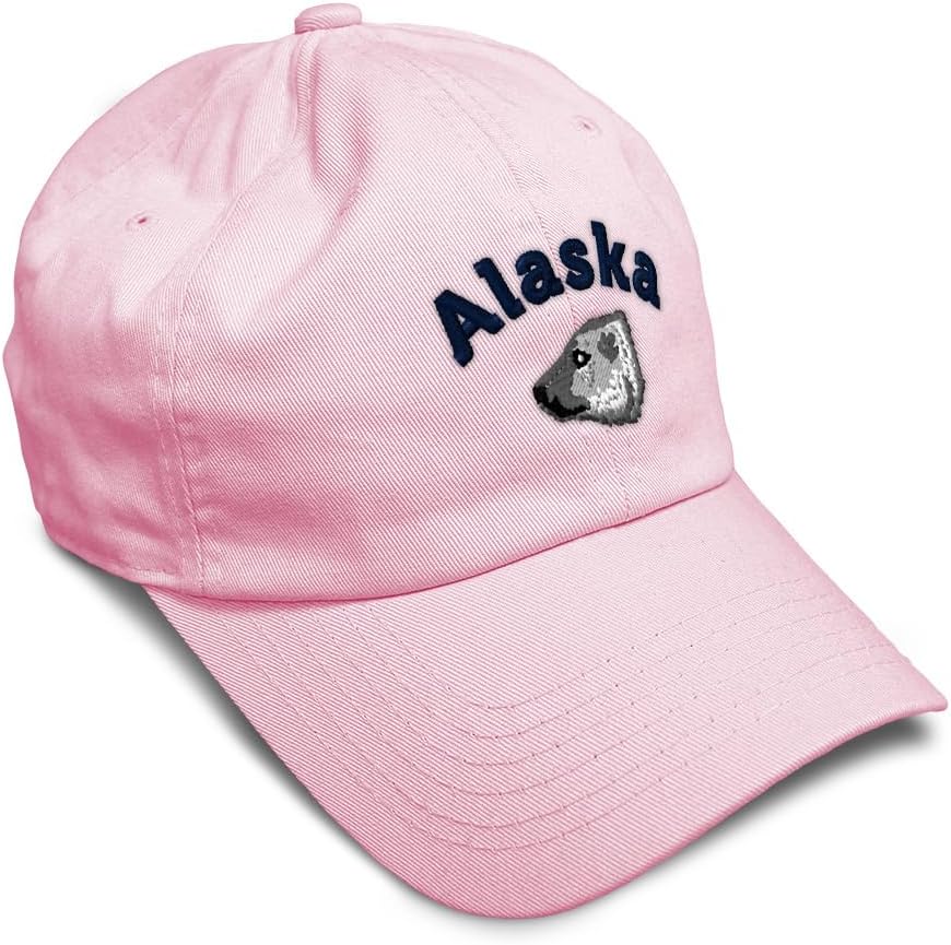 ソフトベースボールキャップ 🎄 アラスカ ホッキョクグマ コットン