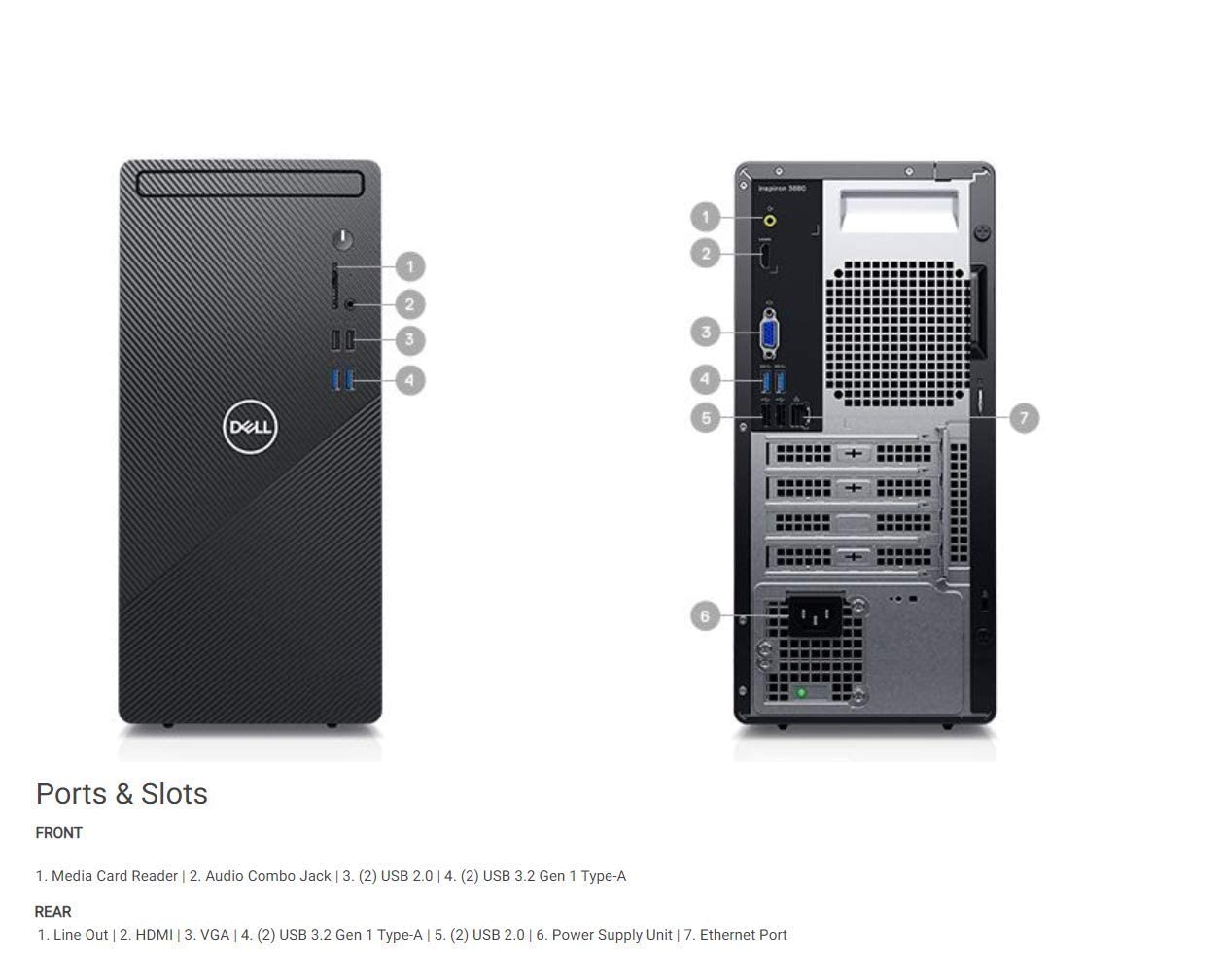 Amazon.co.jp: Dell (デル) Inspiron デスクトップ 3880 第10世代