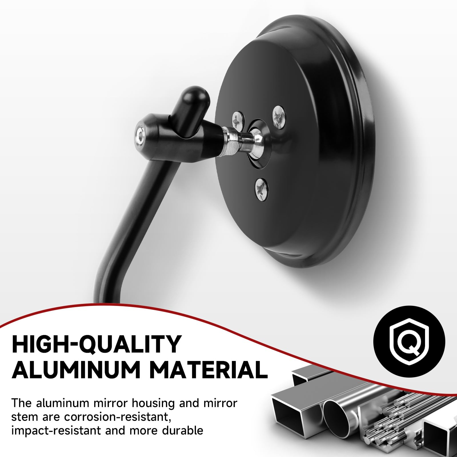 Amazon | DREAMIZER 3インチ オートバイ ヴィンテージ ミラー ラウンド