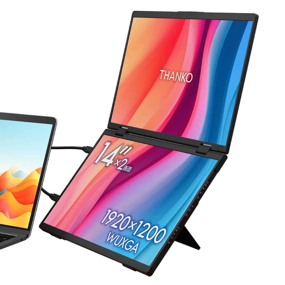 Amazon.co.jp: THANKO Mac/Windows両対応 上下2画面拡張ポータブル