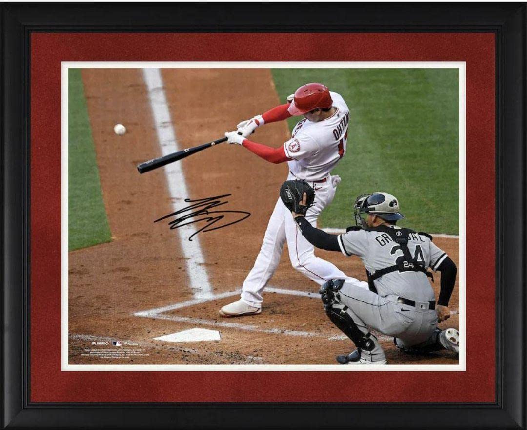 Amazon.co.jp: MLB 大谷翔平 エンゼルス 直筆サイン入フォトフレーム