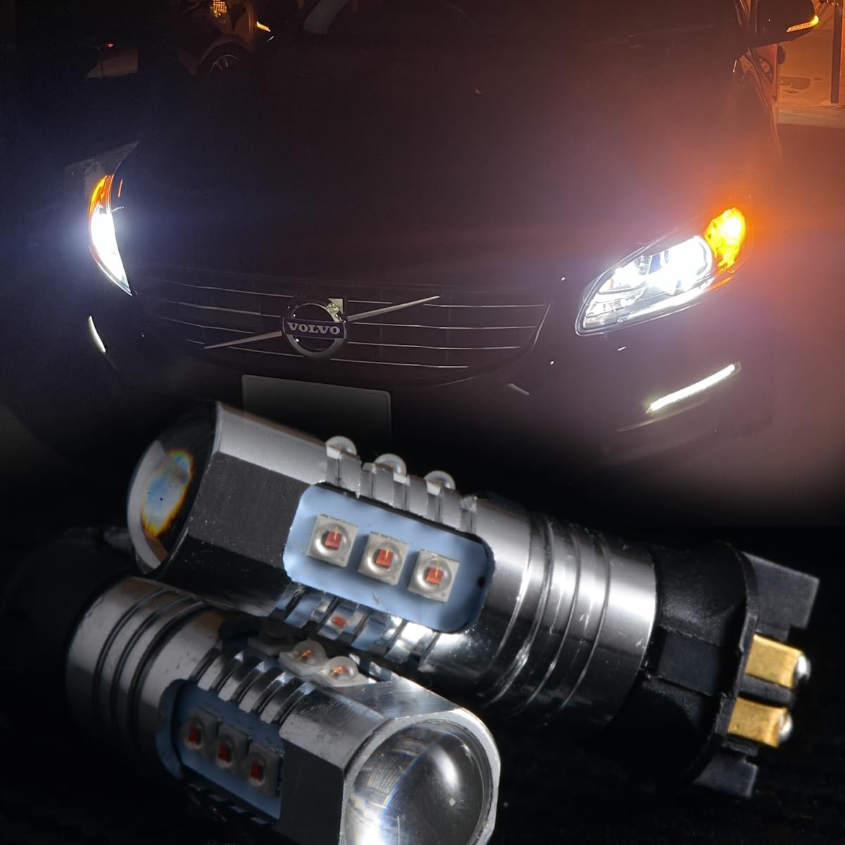 Amazon | 「しまりす堂」V60/S60 後期用フロントLEDウィンカー取説付