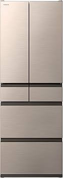 Amazon.co.jp: 日立 冷蔵庫 幅65cm 475L シャンパン R-H48R N 6ドア
