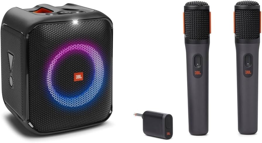 未使用級 JBL PARTYBOX ENCORE マイク2本付き 箱あり JBL、ワイヤレス