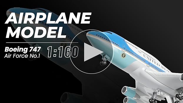 Amazon.co.jp: QIYUMOKE エアフォースワン 1/160 大型飛行機模型