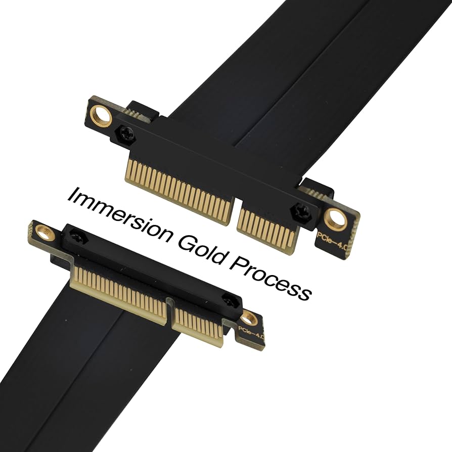 Amazon.co.jp: XRIKUI PCIe x4 4.0 ライザーケーブル、PCI-Express 4X