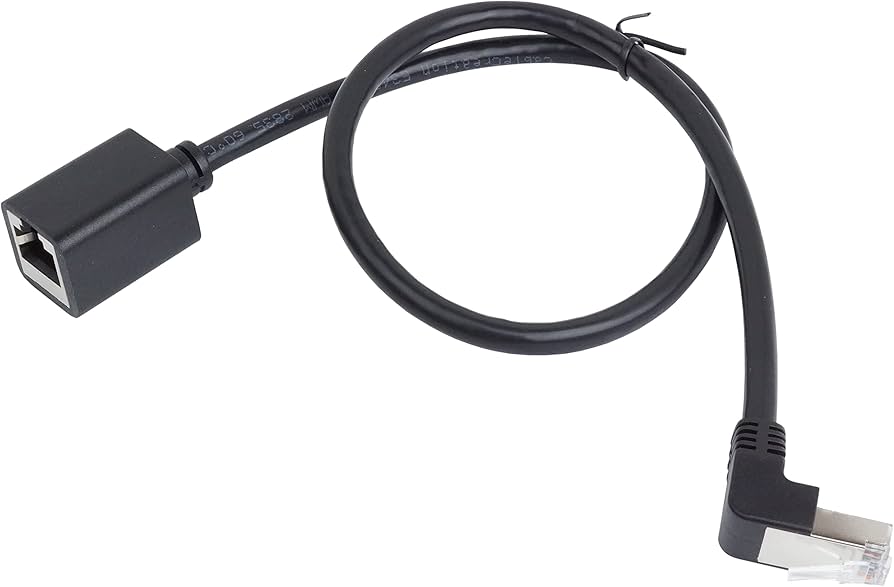 Amazon.co.jp: KOYOKOMA LANケーブル L字型 50cm 延長ケーブル CAT6