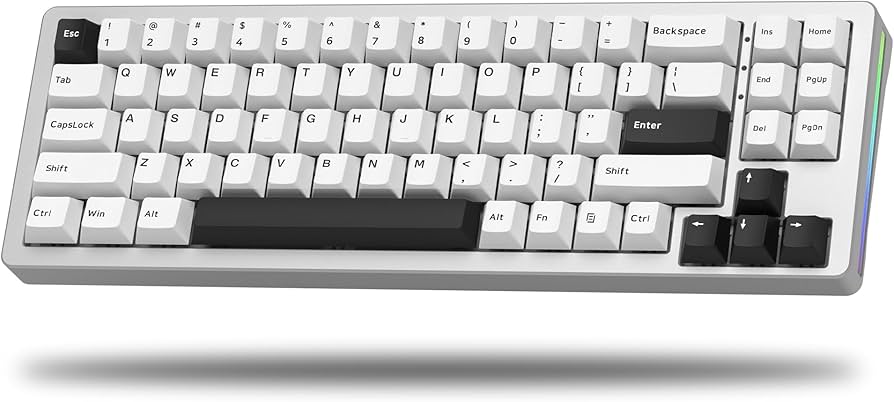 Amazon.com: Womier SK71 75% Gaming Keyboard, Aluminum Alloy Shell