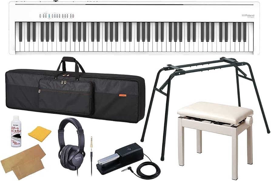 Amazon | Roland ローランド/FP-30X WH【 CB-B88V2 コンプリートセット