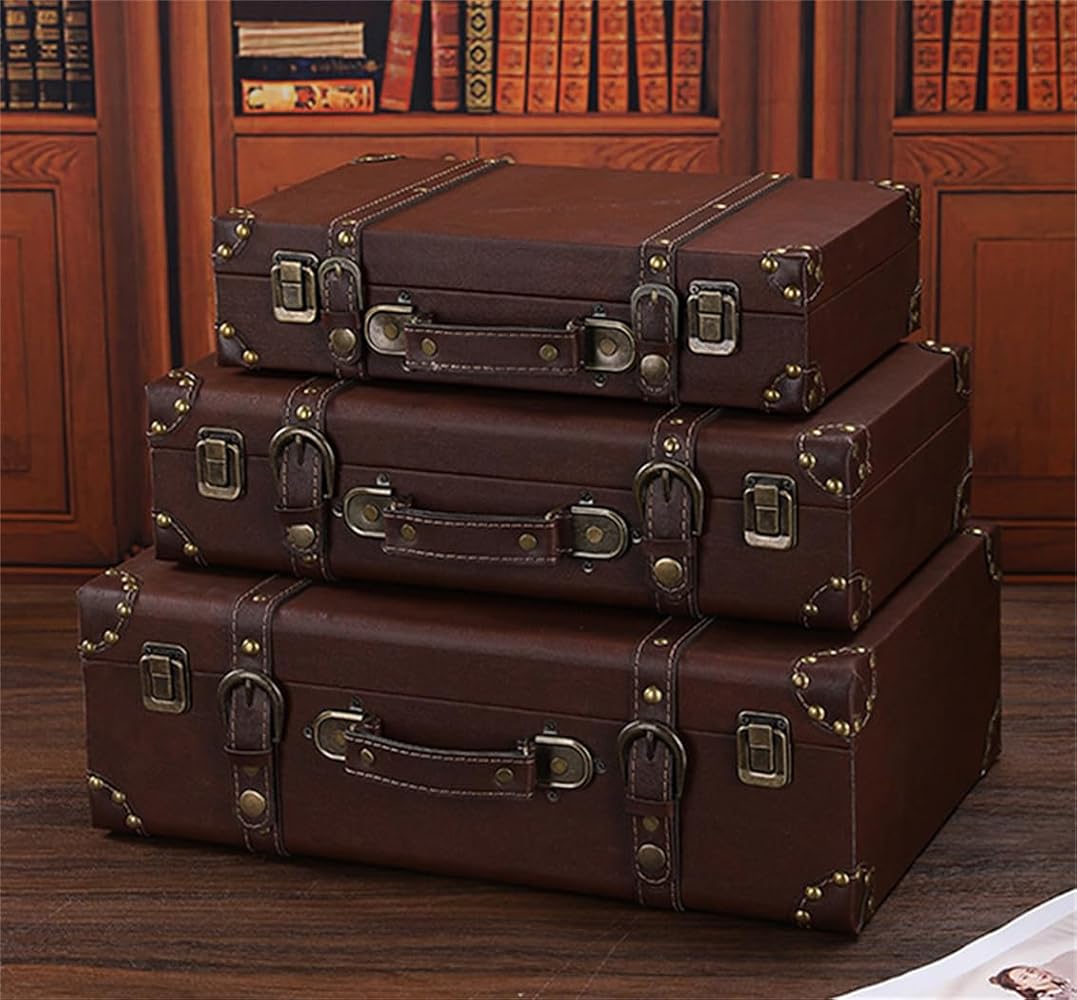 Amazon | [acmeer] トランクケース スーツケース レトロ トランク 収納