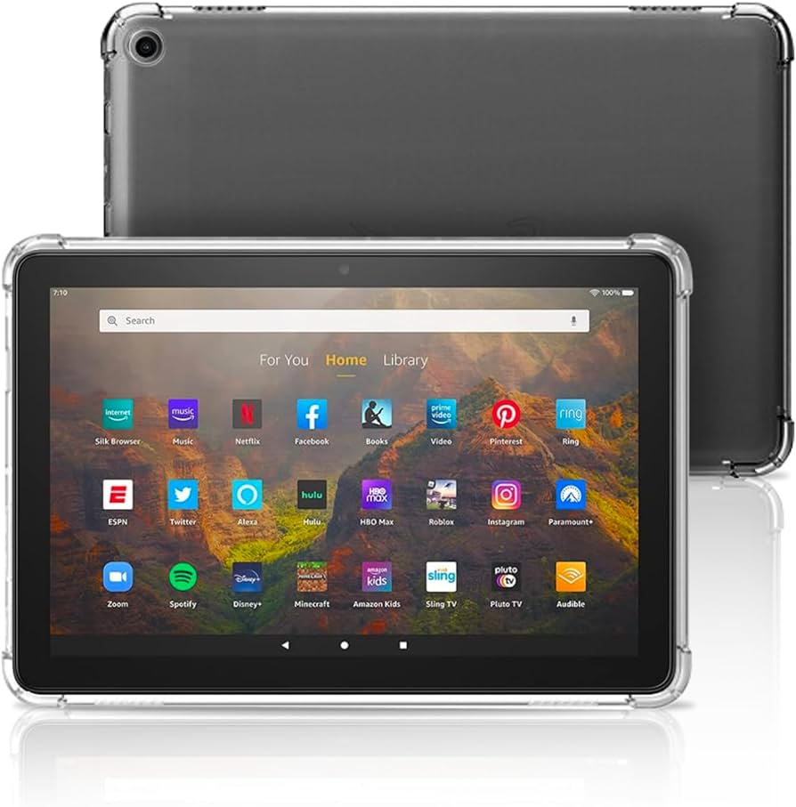 Amazon.co.jp: Fire HD 10 (2023 第13世代) 用 ケース 透明カバー