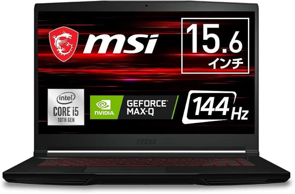 Amazon.co.jp: 【薄型・軽量】MSIゲーミングノートPC GF63 1.86KG