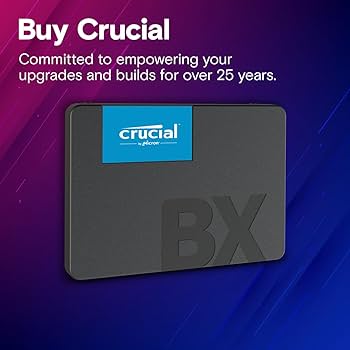 Amazon.com: Crucial BX500 240GB 3D NAND SATA 2.5-Inch Internal SSD