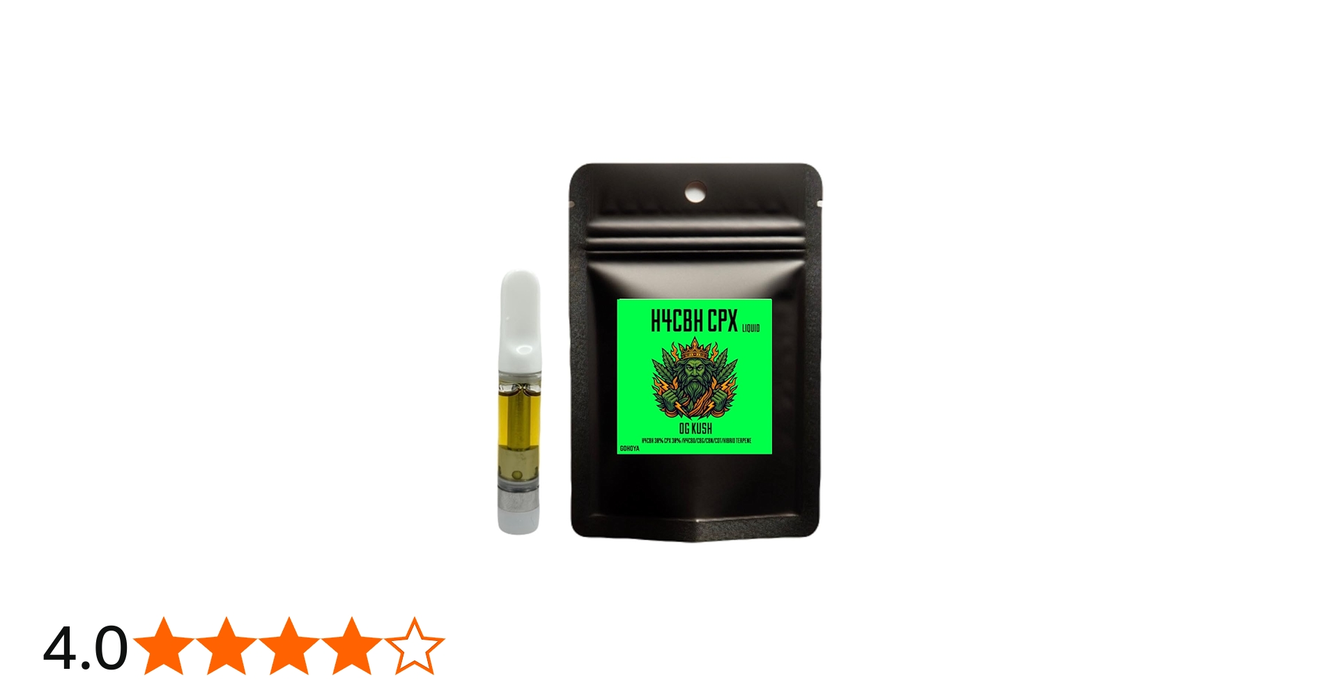 Amazon | 【GOHOYA】H4CBH CPXリキッド 1ml 510規格 thc free (OG KUSH