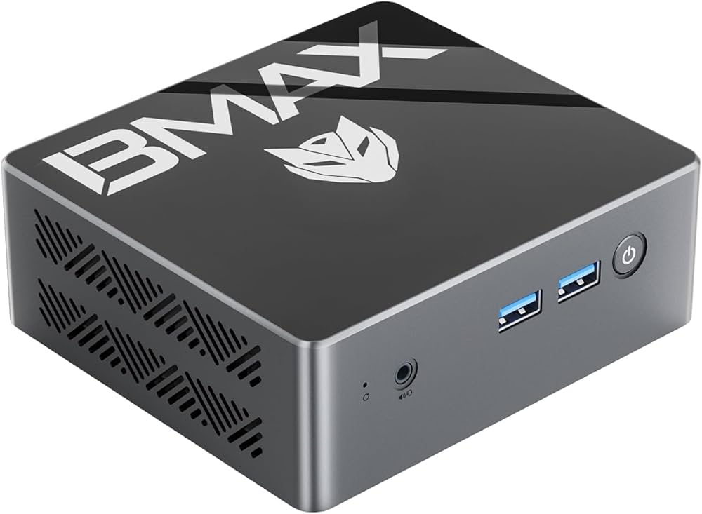 Bmax B4 Pro Mini PC, 12th Gen Intel N97 (up to 3.60GHz), 16GB DDR4