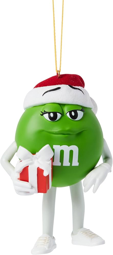 Amazon.co.jp: Department 56 M&M's グリーンキャラクター 吊り下げ