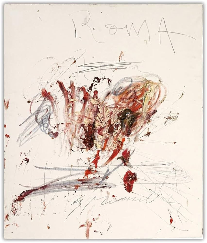 Amazon.co.jp: サイ・トゥオンブリー・ポスター《無題(ローマ