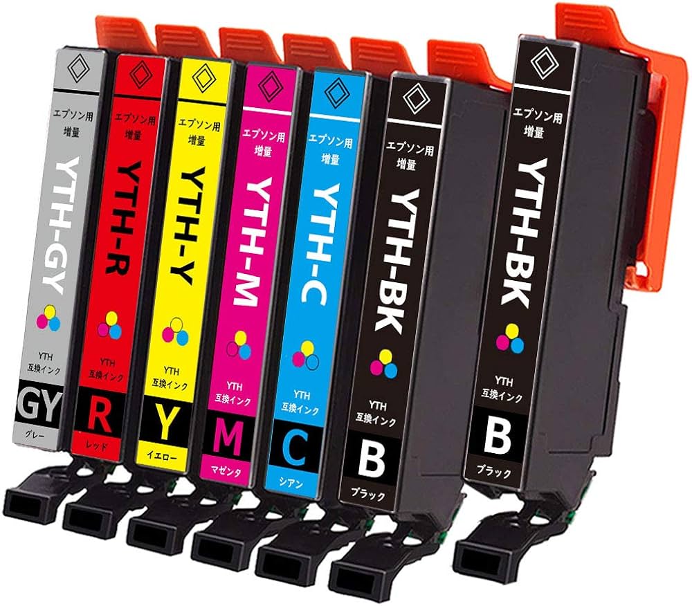 Amazon.co.jp: エプソン用 EP-10VAインク EP-30VA用 YTH-6CLインク