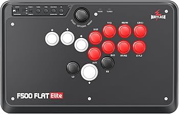 Amazon.com: MAYFLASH F500 FLAT Elite Fight Stick All Button Arcade